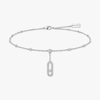 [Clover Jewelry] Move Uno pavé ankle bracelet