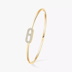[Clover Jewelry]Move Uno pavé flex bangle medium
