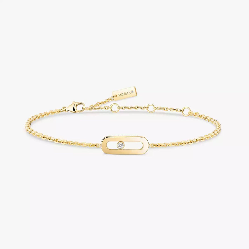 [Clover Jewelry]Move Uno Diamond Bracelet
