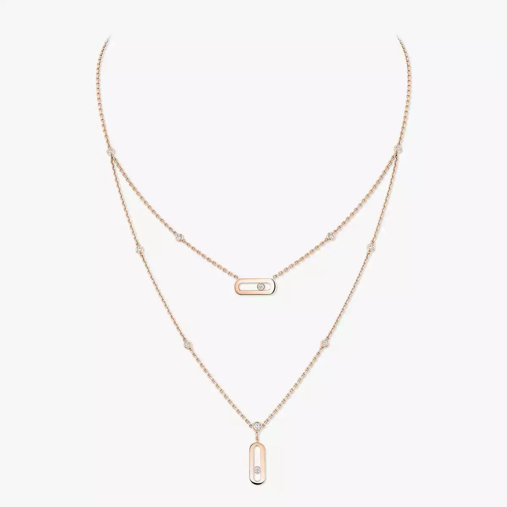 [Clover Jewelry] Move Uno Diamond Necklace