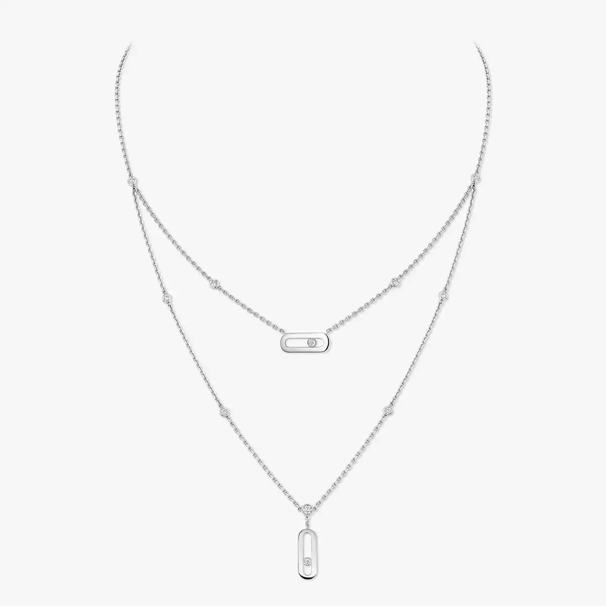 [Clover Jewelry] Move Uno Diamond Necklace