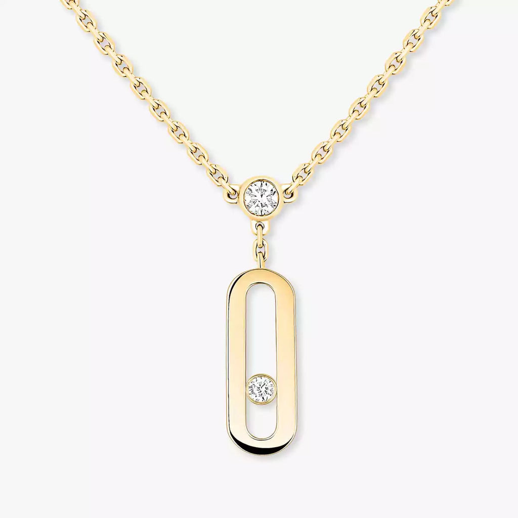 [Clover Jewelry] Move Uno Diamond Necklace