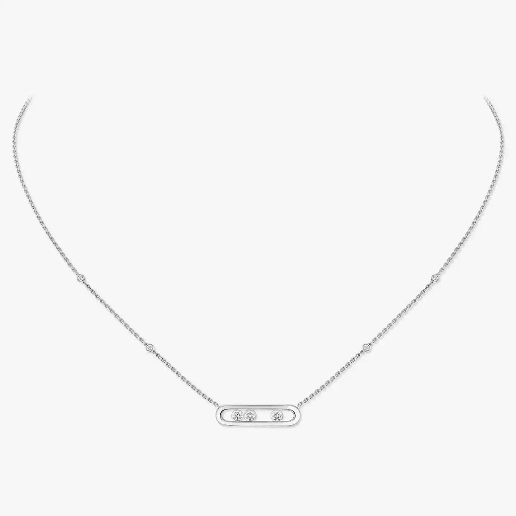 [Clover Jewelry] Baby Move Gold Diamond Necklace