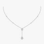 [Clover Jewelry]Gold Diamond Tie Necklace