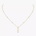 [Clover Jewelry] Move Uno Gold Diamond Long Necklace