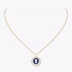 [Clover Jewelry]Lucky Move Diamond Necklace in Rose Gold and White Mother-of-Pearl