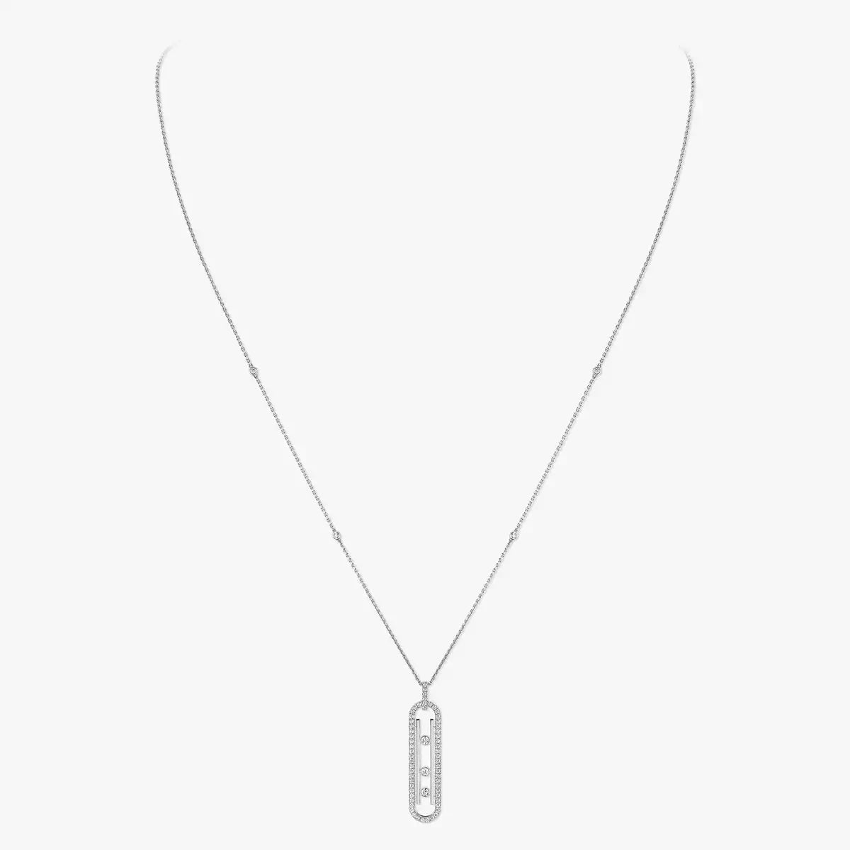 [Clover Jewelry]Diamond Necklace Move 10Th