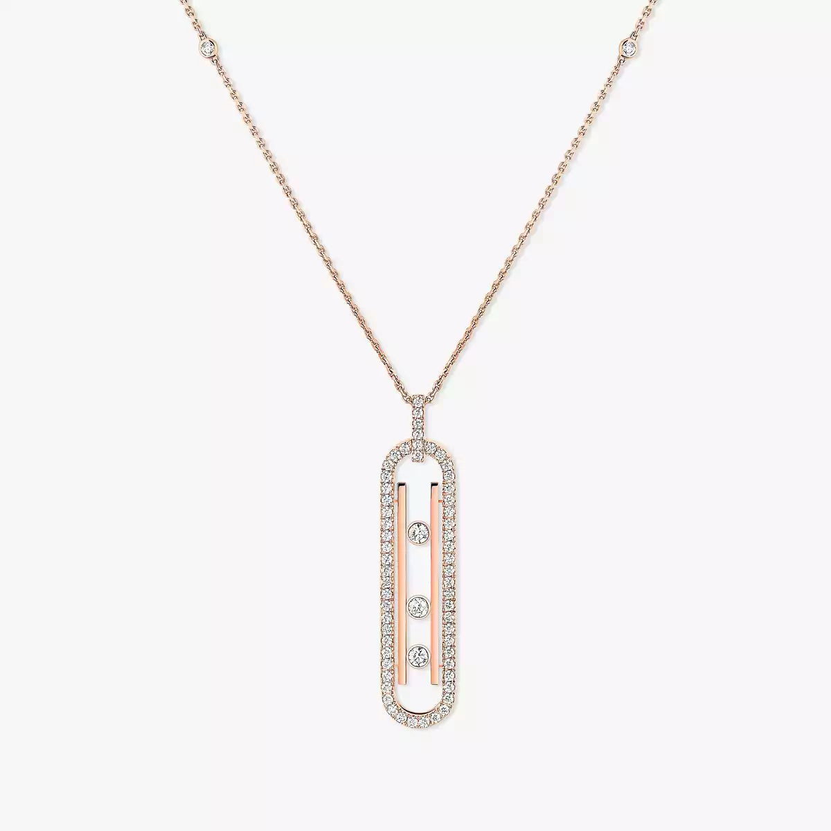 [Clover Jewelry]Diamond Necklace Move 10Th