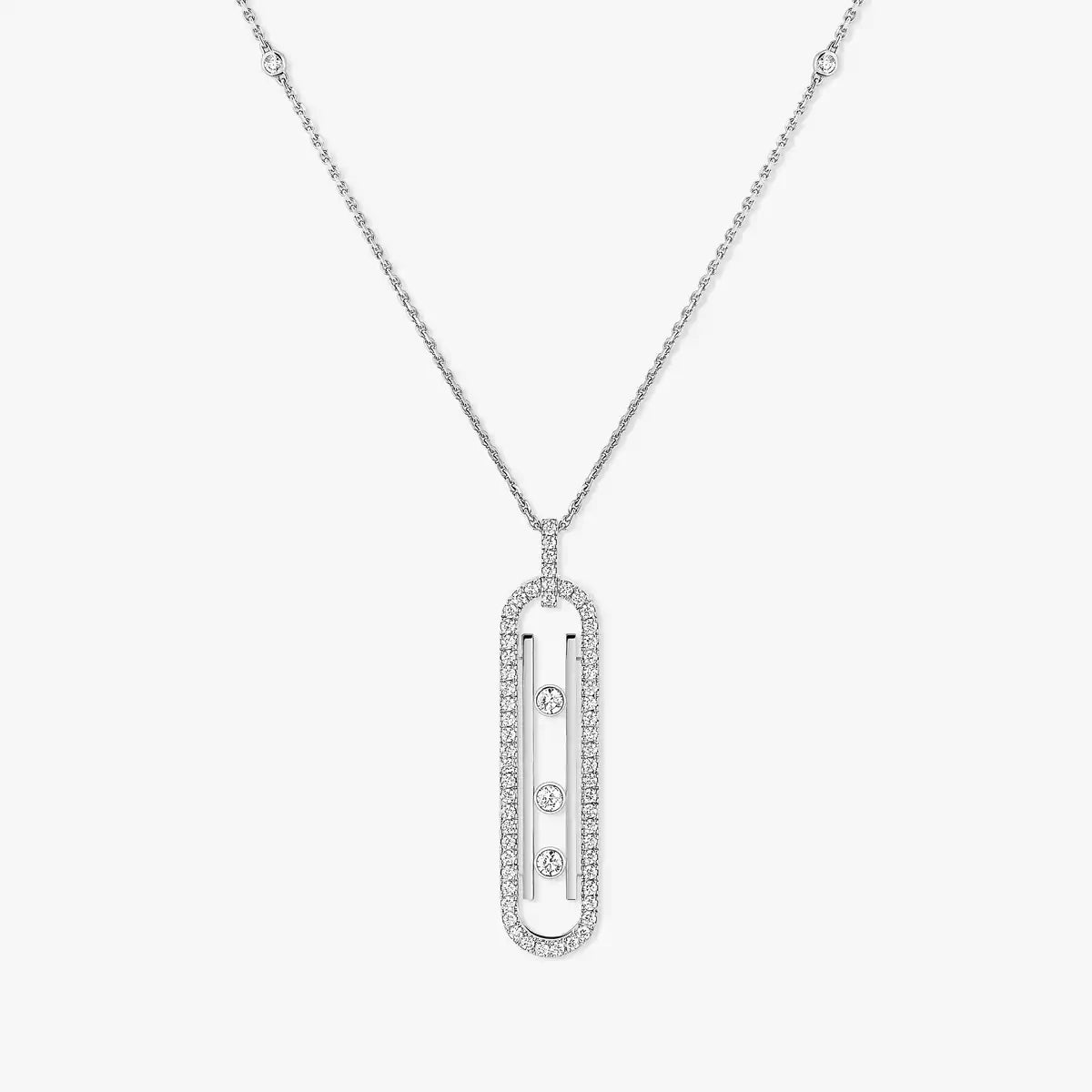 [Clover Jewelry]Diamond Necklace Move 10Th