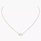 [Clover Jewelry]Diamond Necklace Move Uno