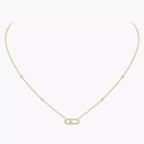 [Clover Jewelry]Diamond Necklace Move Uno