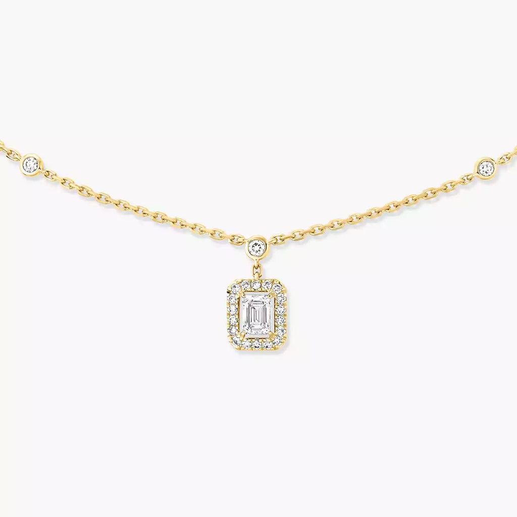 [Clover Jewelry]My Twin Diamond Necklace in Silver