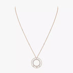 [Clover Jewelry]Move Romane Long Pave_-Set Diamond Necklace