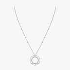 [Clover Jewelry]Move Romane Long Pave_-Set Diamond Necklace