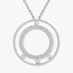[Clover Jewelry]Move Romane Long Pave_-Set Diamond Necklace