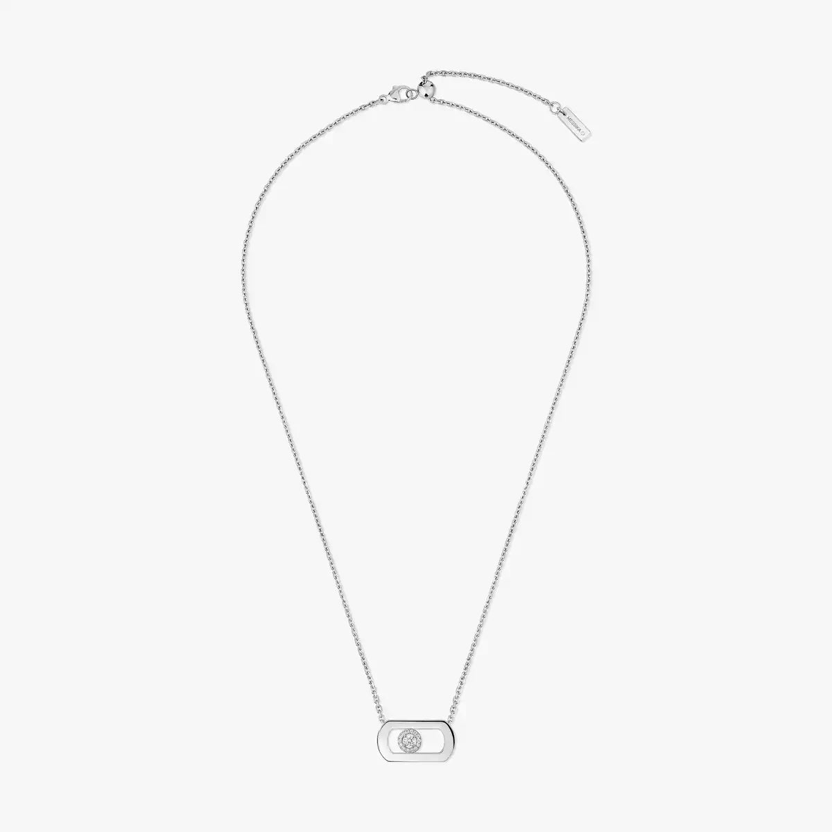[Clover Jewelry]So Move Diamond Necklace in Gold