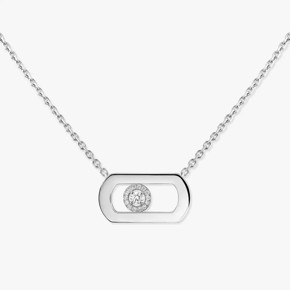 [Clover Jewelry]So Move Diamond Necklace in Gold