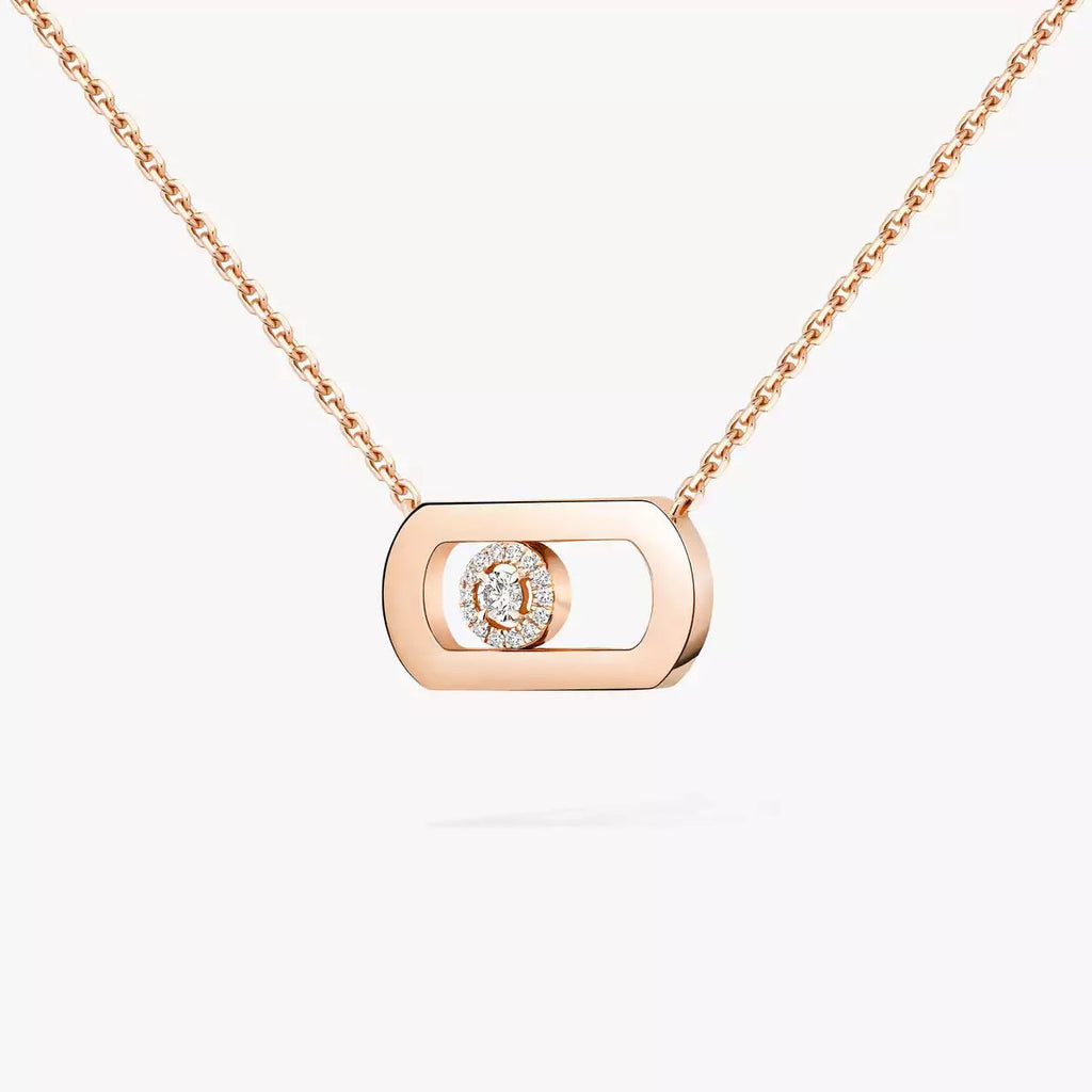 [Clover Jewelry]So Move Diamond Necklace in Gold
