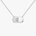 [Clover Jewelry]So Move Diamond Necklace in Gold