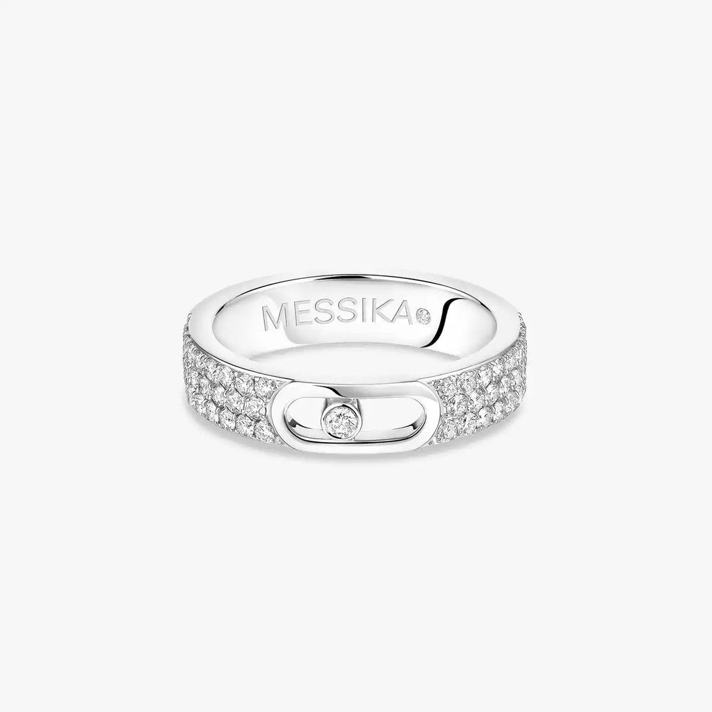 [Clover Jewelry]Move Joaillerie Pave_ Diamond Wedding Ring