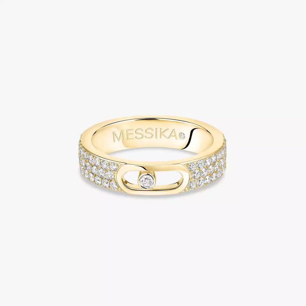 [Clover Jewelry]Move Joaillerie Pave_ Diamond Wedding Ring