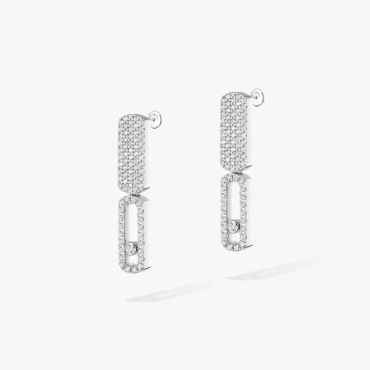 [Clover Jewelry]Imperial Move SM Diamond Earrings