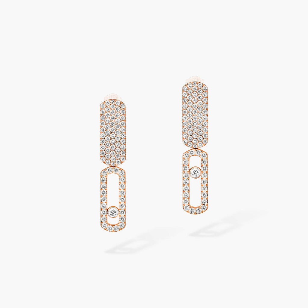 [Clover Jewelry]Imperial Move SM Diamond Earrings