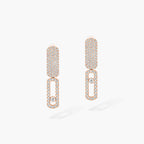 [Clover Jewelry]Imperial Move SM Diamond Earrings