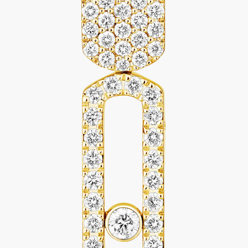[Clover Jewelry]Imperial Move SM Diamond Earrings