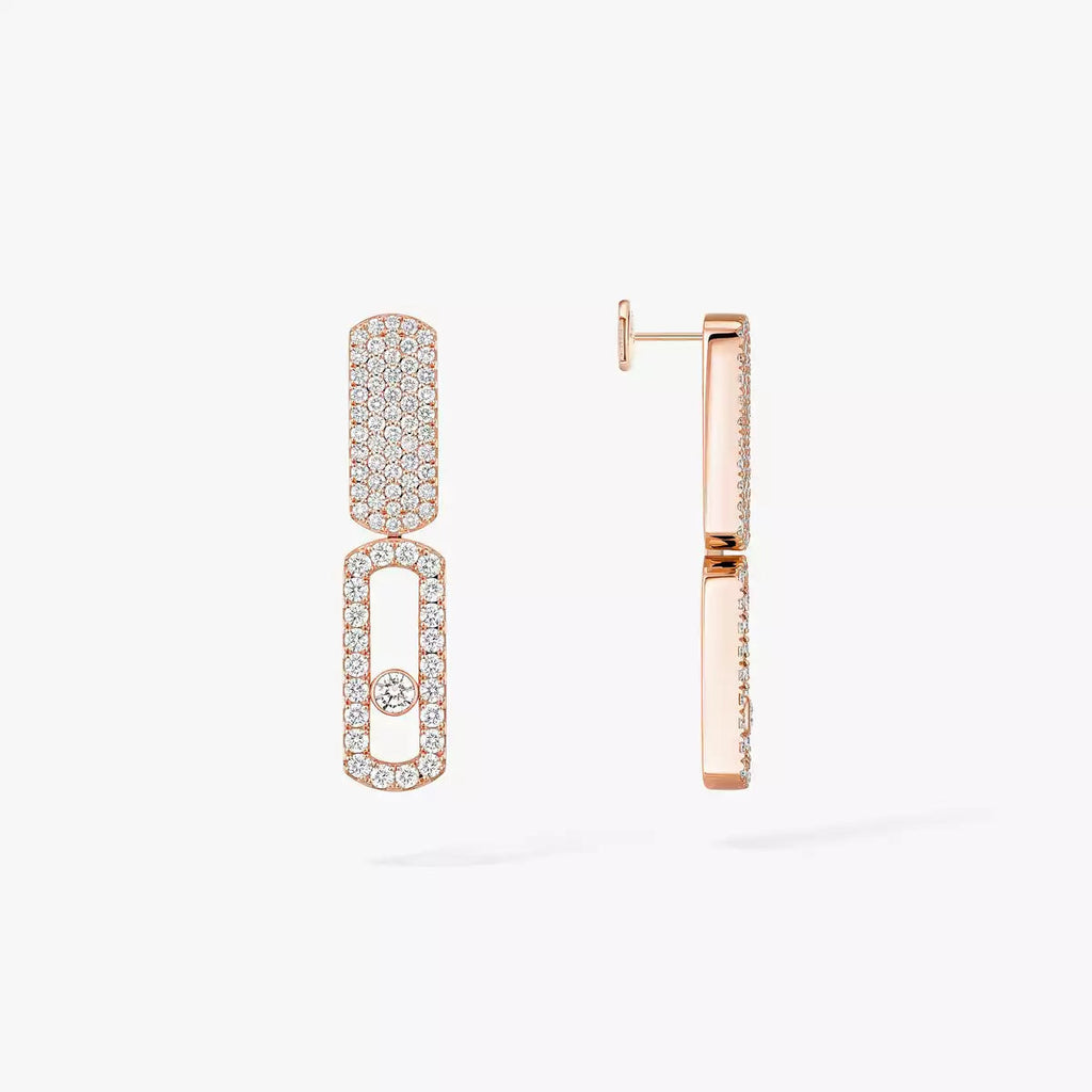 [Clover Jewelry]Imperial Move SM Diamond Earrings