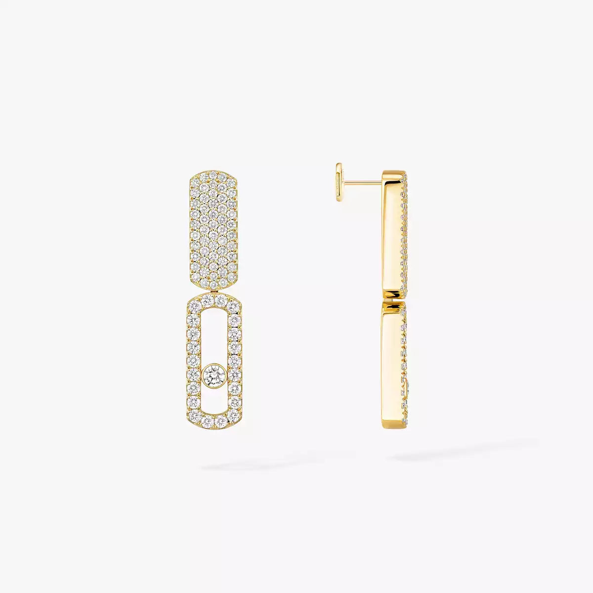 [Clover Jewelry]Imperial Move SM Diamond Earrings