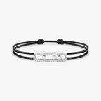 [Clover Jewelry]Messika Care(s) pink cord pavé bracelet