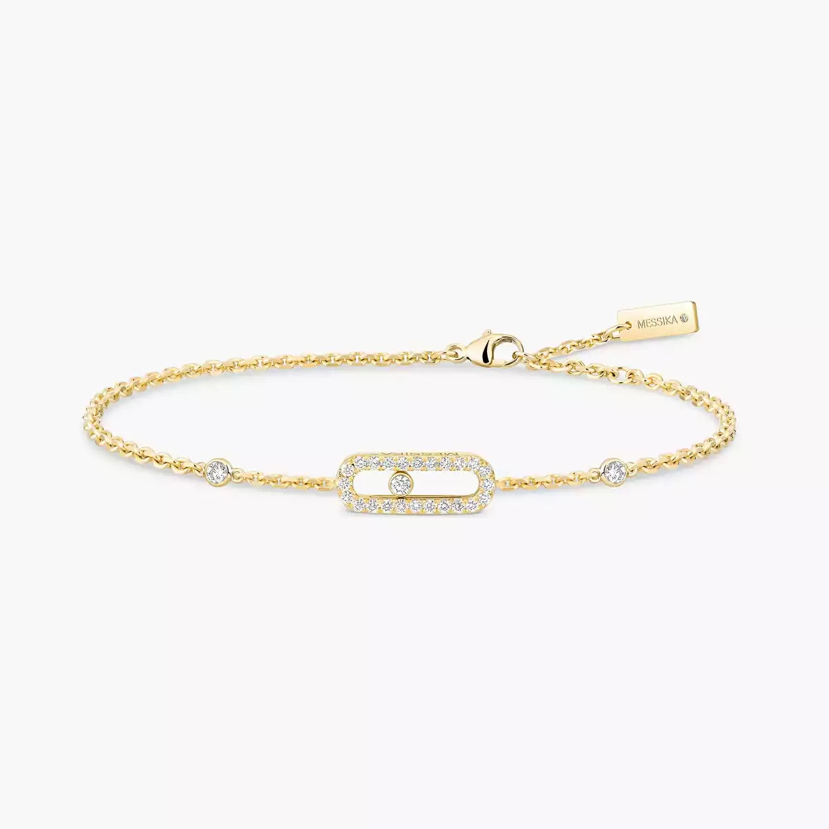 [Clover Jewelry]Move Uno Diamond Bracelet