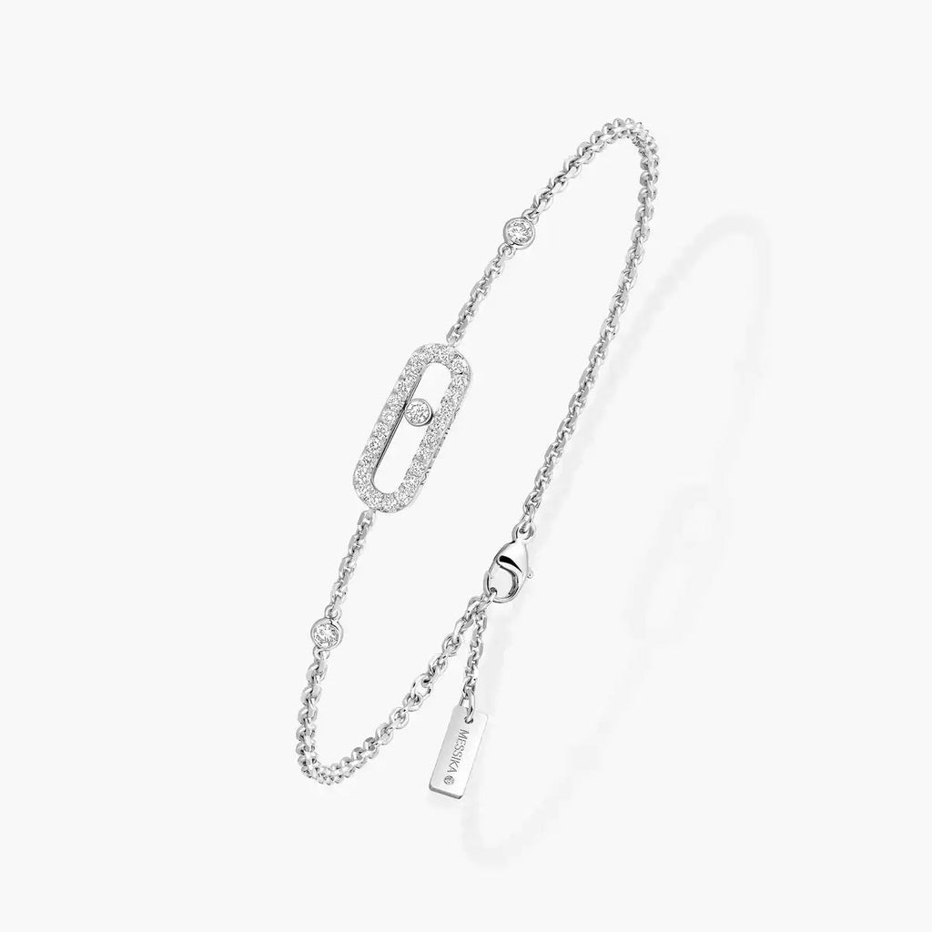 [Clover Jewelry]Move Uno Diamond Bracelet