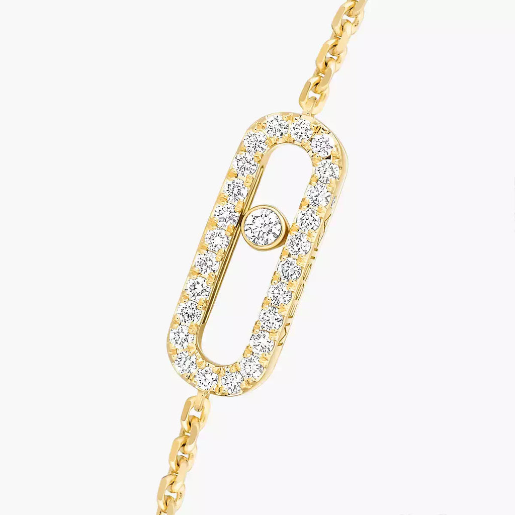 [Clover Jewelry]Move Uno Diamond Bracelet