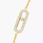 [Clover Jewelry]Move Uno Diamond Bracelet