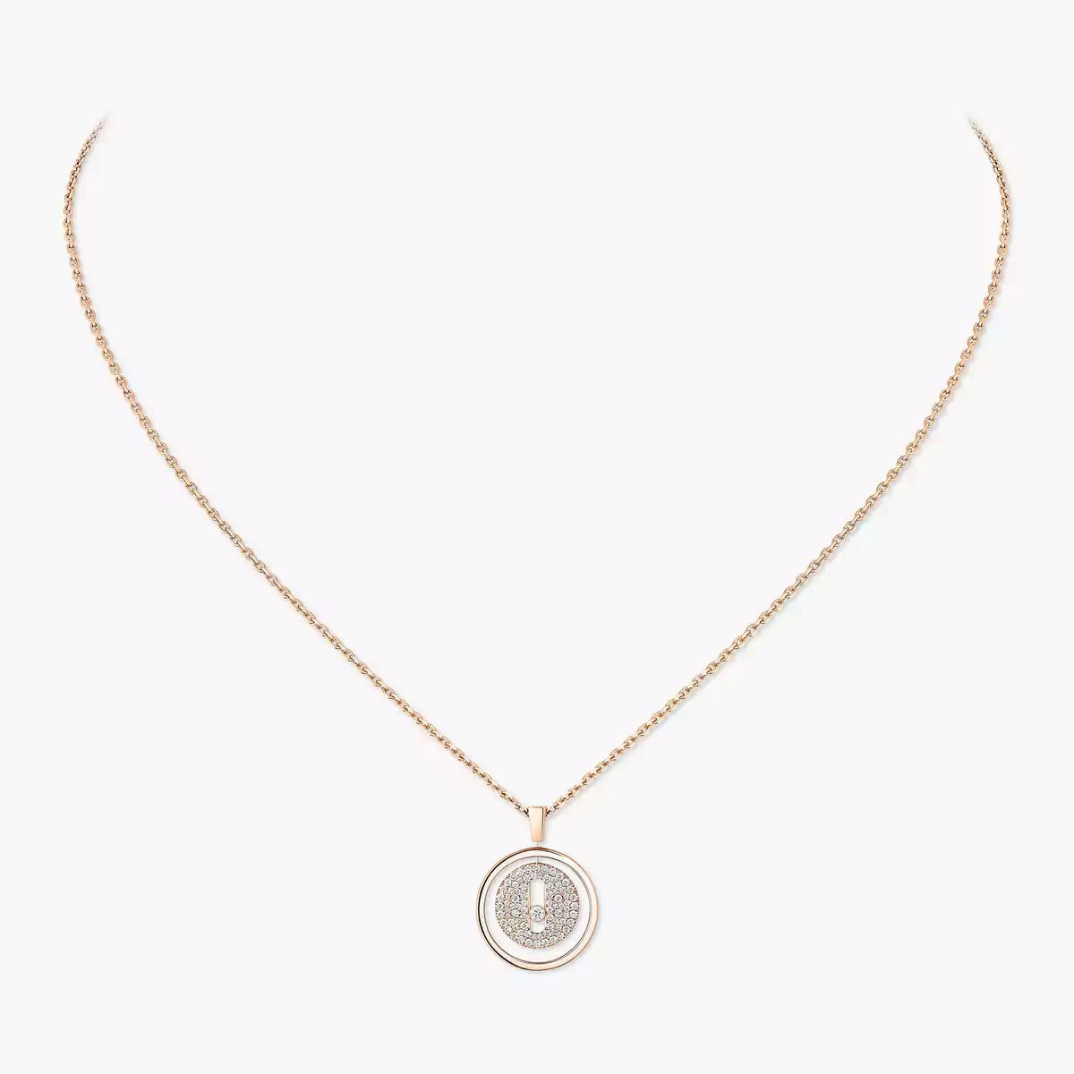 [Clover Jewelry] Lucky Move Diamond Necklace