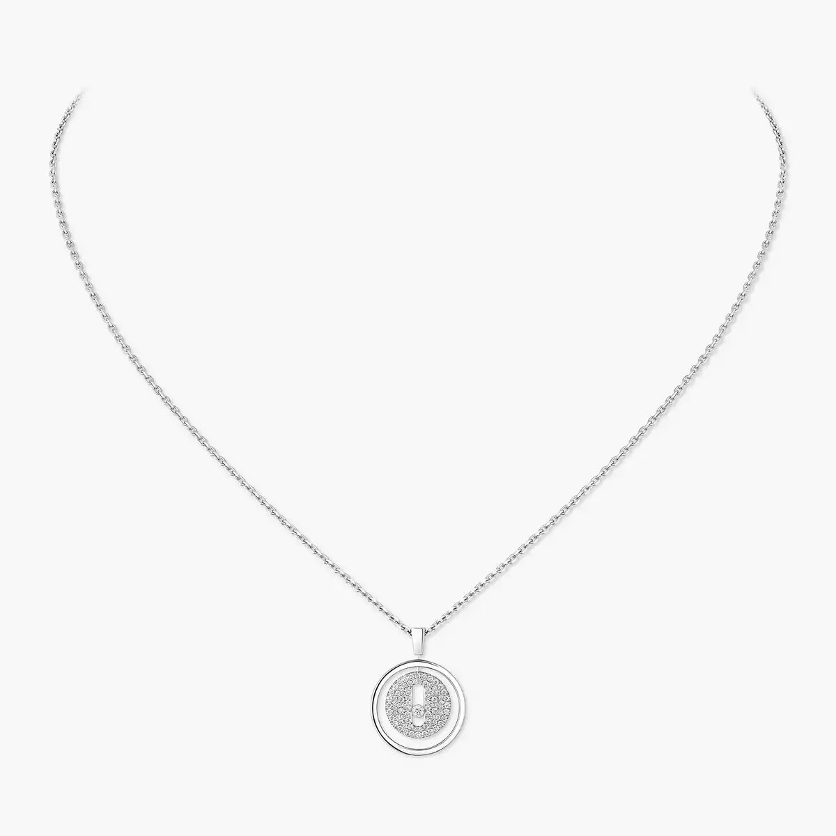 [Clover Jewelry] Lucky Move Diamond Necklace
