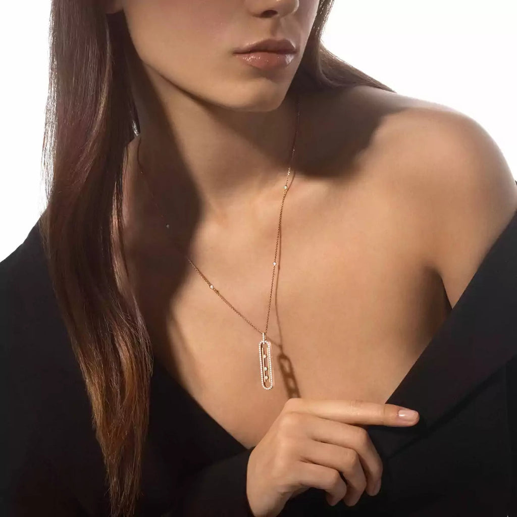 [Clover Jewelry]Diamond Necklace Move 10Th