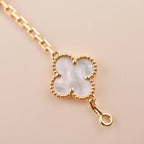 [Clover Jewelry]CLOVER  5 MOTIF WHITE MOP BRACELET