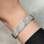 [Clover Jewelry]  FIVE-ROW DIAMOND BRACELET