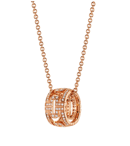 [Clover Jewelry]PARENTESI-HALSKETTE ROSÉGOLD DIAMANT