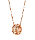 [Clover Jewelry]PARENTESI-HALSKETTE ROSÉGOLD DIAMANT