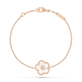 [Clover Schmuck]GLÜCKLICH WEISSE PERLMUTT PFLAUMENBLÜTE ARMBAND