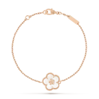 [Clover Schmuck]GLÜCKLICH WEISSE PERLMUTT PFLAUMENBLÜTE ARMBAND