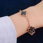 [Clover Jewelry]CLOVER 5 MOTIF GRAY MOP  BRACELET