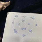 [Clover Jewelry]FRIVOLE SILVER 5 FLOWERS BRACELET