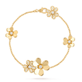 [Clover Jewelry]FRIVOLE GOLD 5 FLOWERS BRACELET