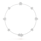 [Clover Jewelry]FRIVOLE SILVER 9 FLOWERS NECKLACE