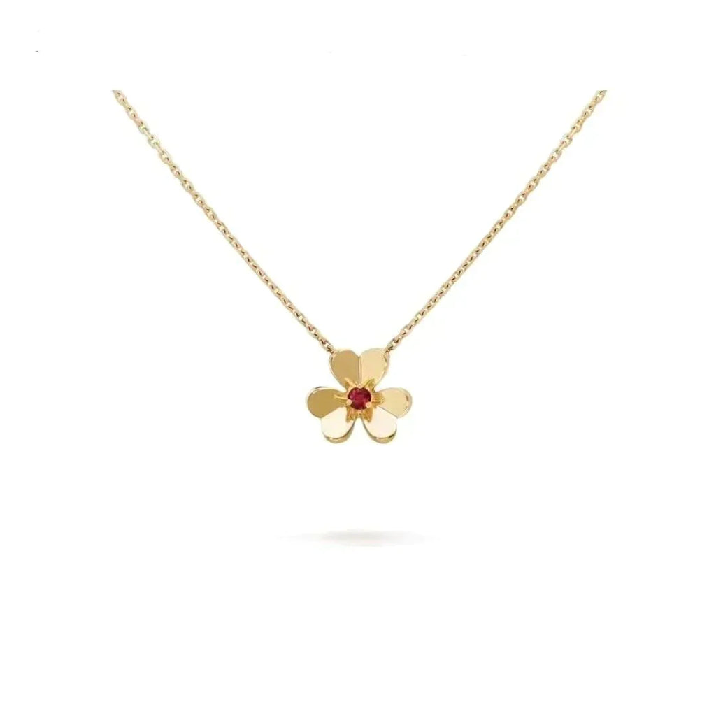 [Clover Jewelry]FRIVOLE GOLD FLOWER NECKLACE
